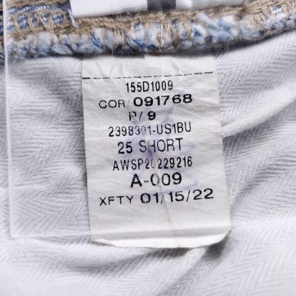 Abercrombie & Fitch Jeans Women 25/0s Light Wash Carpenter Button Fly Casual Y2K - Picture 11 of 11
